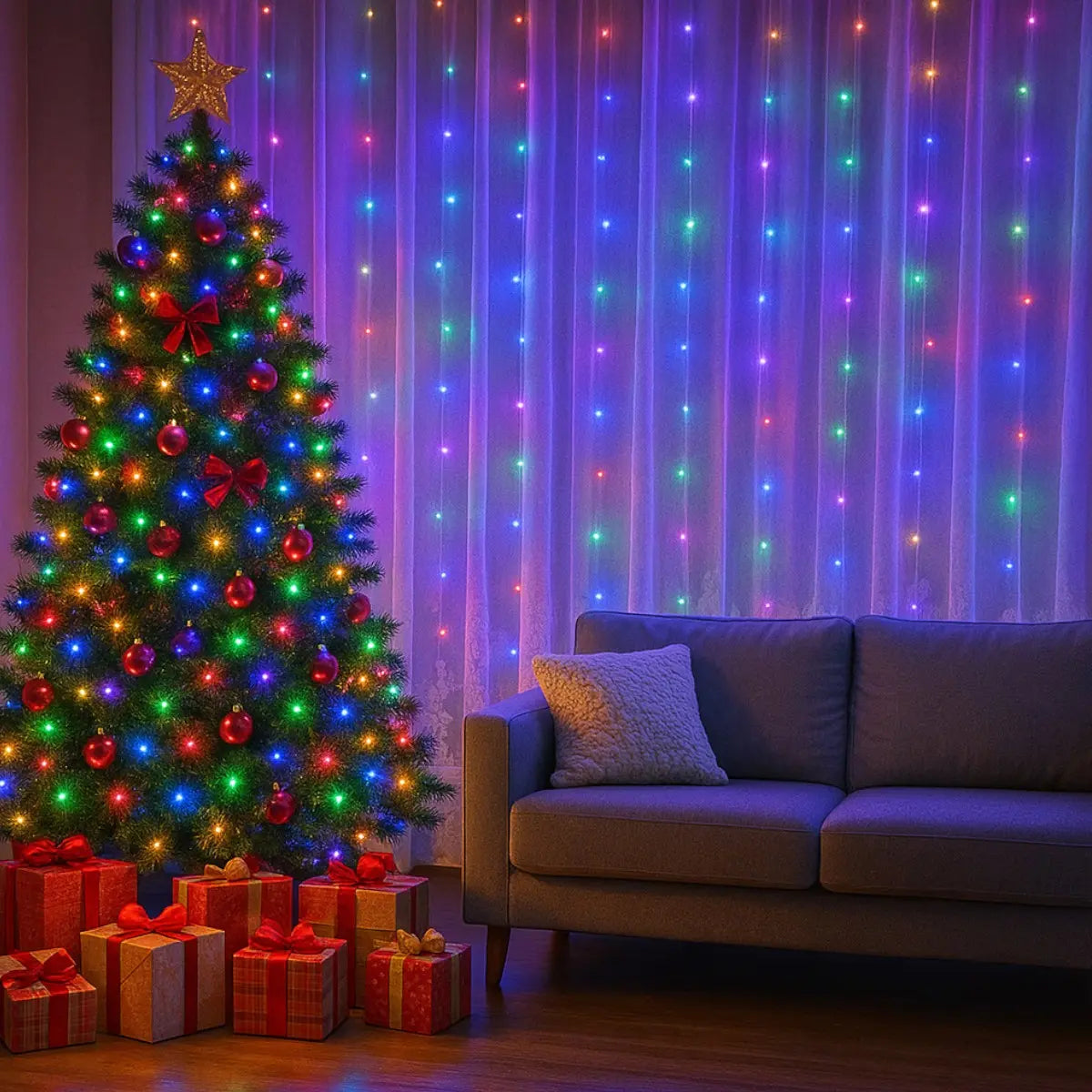 Luces De Cortina LED 3x2 m